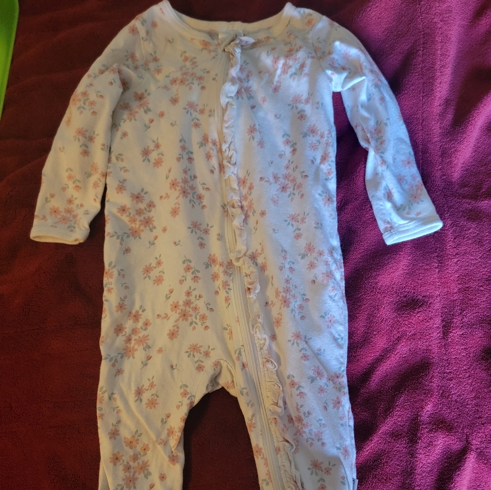 Gerber Floral Pajama 3-6 Months